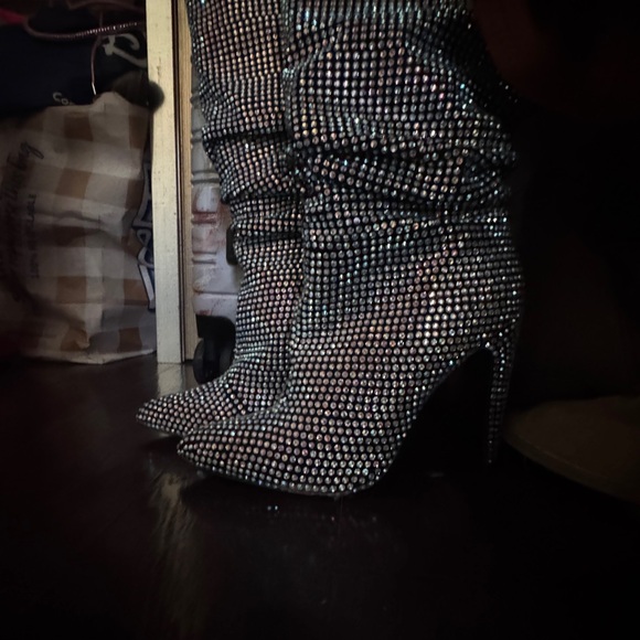 Steve Madden rhinestone boots - Picture 13 of 14